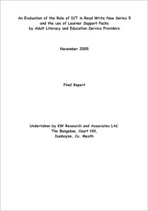 Read Write Now 5 an evaluation of the role of ICT 2005