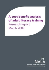 A cost Benefit Analysis of adult literacy training research report 2009