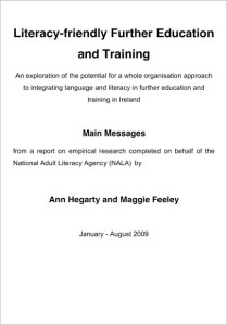 Literacy friendly further education and training research report summary 2009