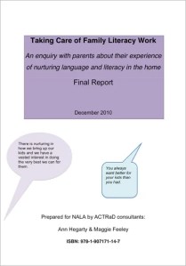 Taking care of family literacy work: An enquiry with parents