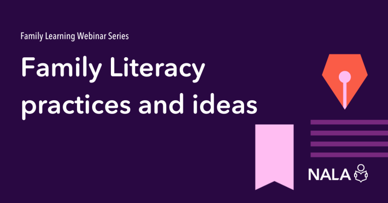 Family Literacy practices and ideas - Banner