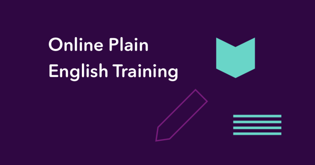 Online Plain English Training