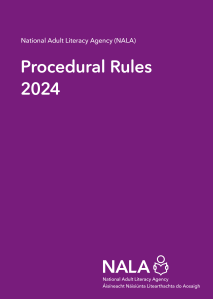 National Adult Literacy Agency (NALA) Procedural Rules 2024