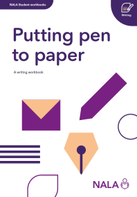 Putting pen to paper. A writing workbook