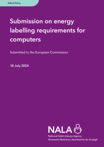 Submission on energy labelling requirements for computers