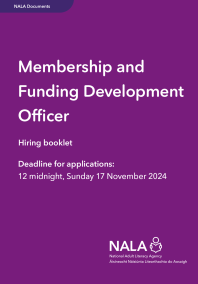 Cover: Membership and Funding Development Officer