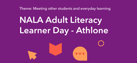 NALA Adult Literacy Learner Day in Athlone. Web banner